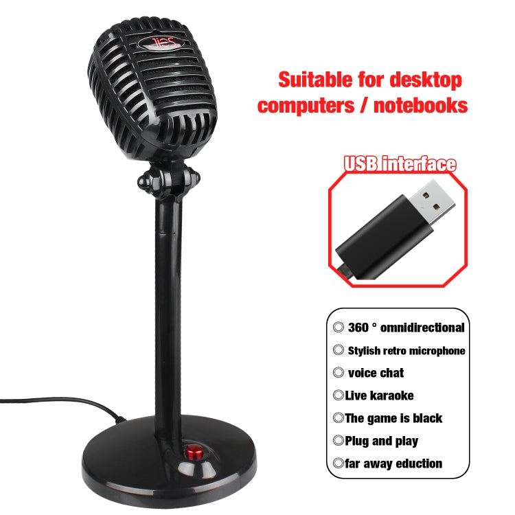 Microphone USB rotatif 360° pour vidéoconférence et gaming