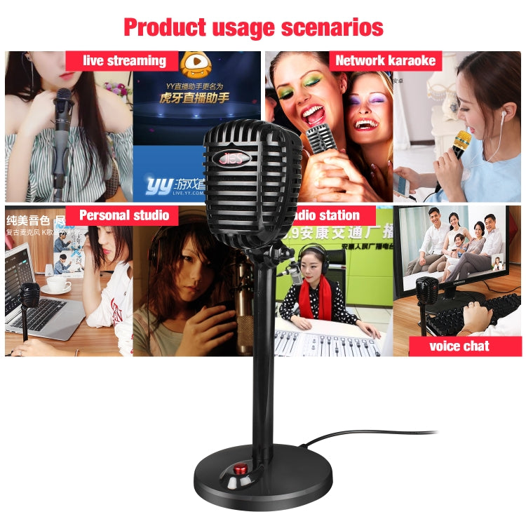 Microphone USB rotatif 360° pour vidéoconférence et gaming