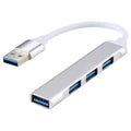 A-809 4 x adaptateur HUB USB 3.0 vers USB 3.0 en alliage d'aluminium, A-809
