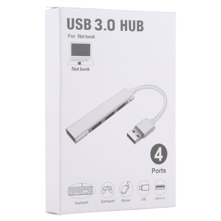 A-809 4 x adaptateur HUB USB 3.0 vers USB 3.0 en alliage d'aluminium, A-809