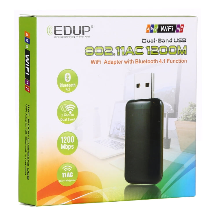 Adaptateur WiFi USB AC1200Mbps avec Bluetooth pour PC Gaming