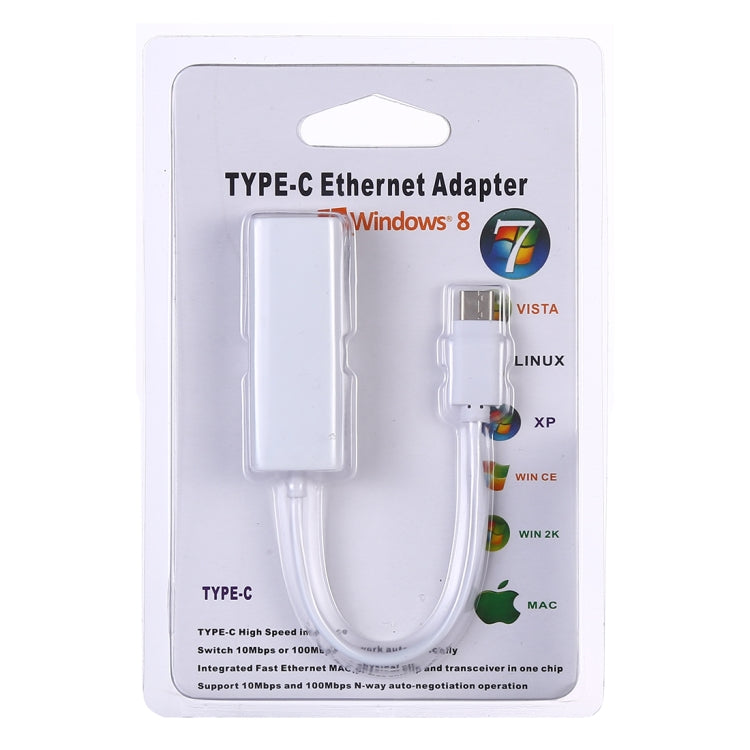 Adaptateur Ethernet USB-C 10/100 Mbps pour PC Gaming