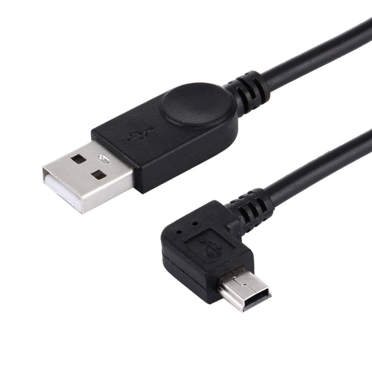 90° Mini USB Cable for PC - Charge and Data 28 cm