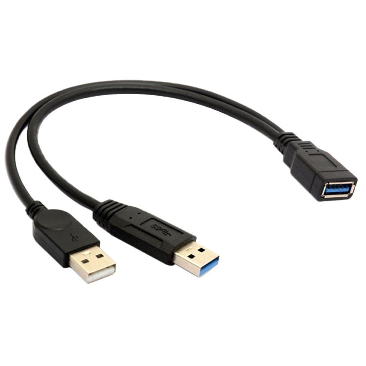 Câble USB 3.0 2 en 1 pour PC - Pratique et Compact 29 cm