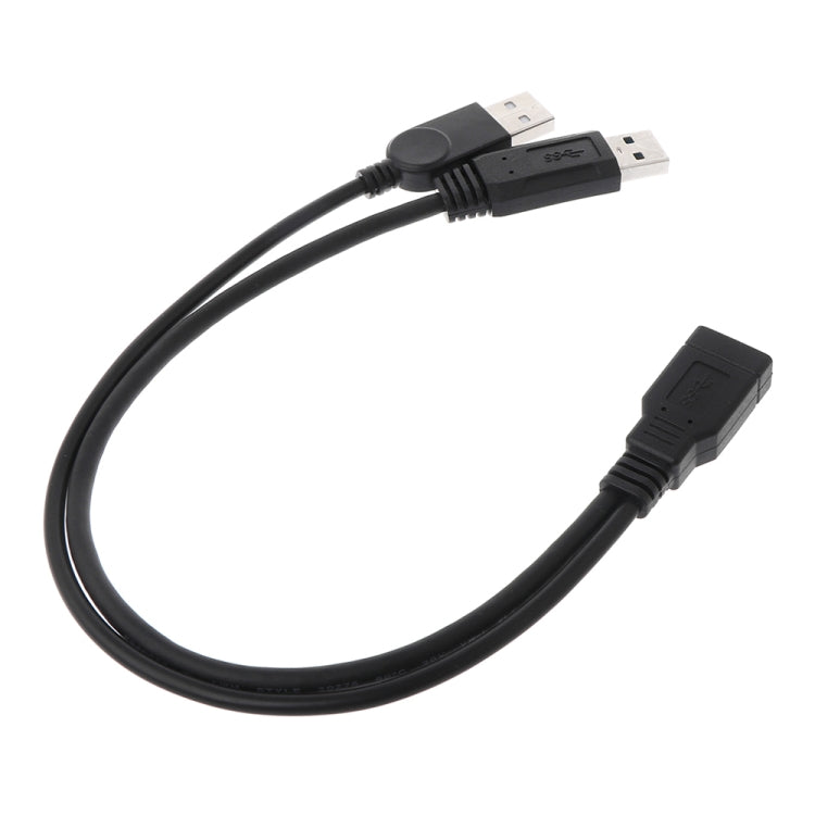 Câble USB 3.0 2 en 1 pour PC - Pratique et Compact 29 cm