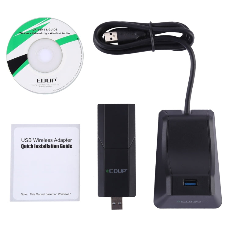 Adaptateur WiFi USB 3.0 EDUP EP-AC1675 pour PC Gaming