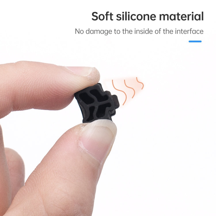 Bouchons anti-poussière RJ45 en silicone pour PC - 20 PCS