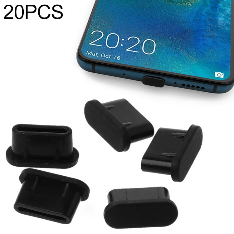 Silicone Dust Plugs for USB-C Ports | 20 PCS