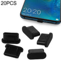 Silicone Dust Plugs for USB-C Ports | 20 PCS