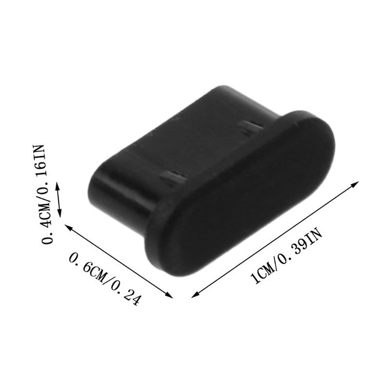 Silicone Dust Plugs for USB-C Ports | 20 PCS