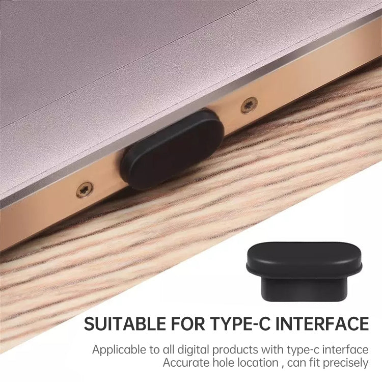 Silicone Dust Plugs for USB-C Ports | 20 PCS