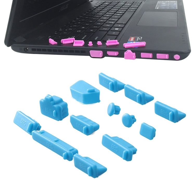 Bouchons anti-poussière silicone 13 en 1 pour PC gaming