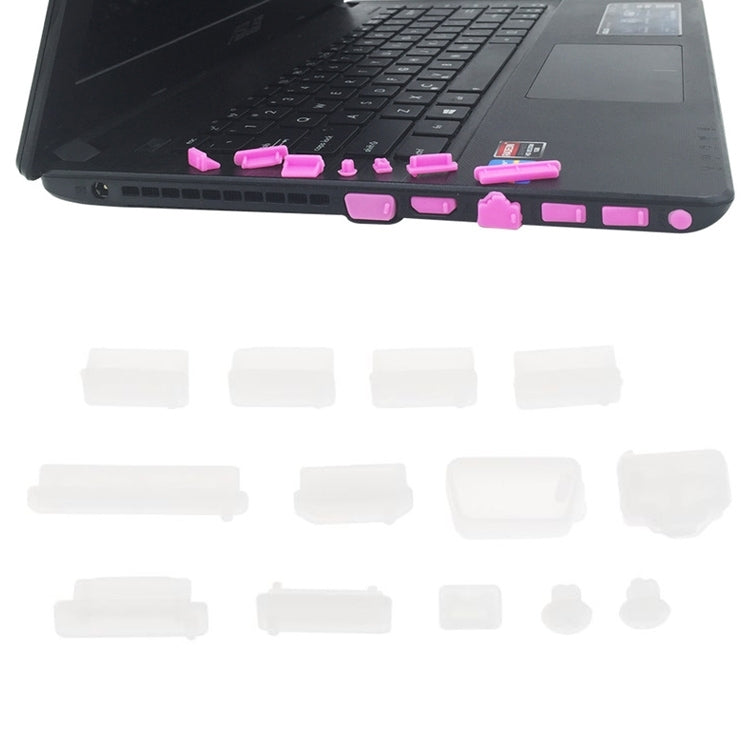 Bouchons anti-poussière silicone 13 en 1 pour PC gaming