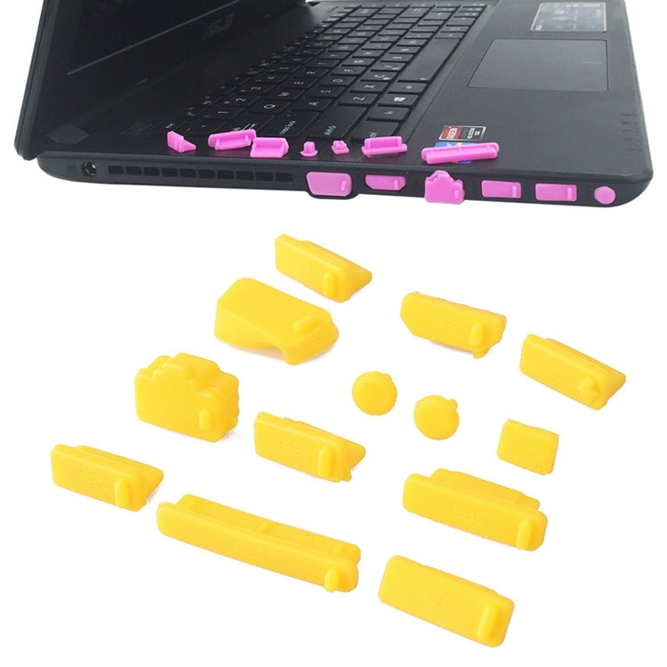 Bouchons anti-poussière silicone 13 en 1 pour PC gaming
