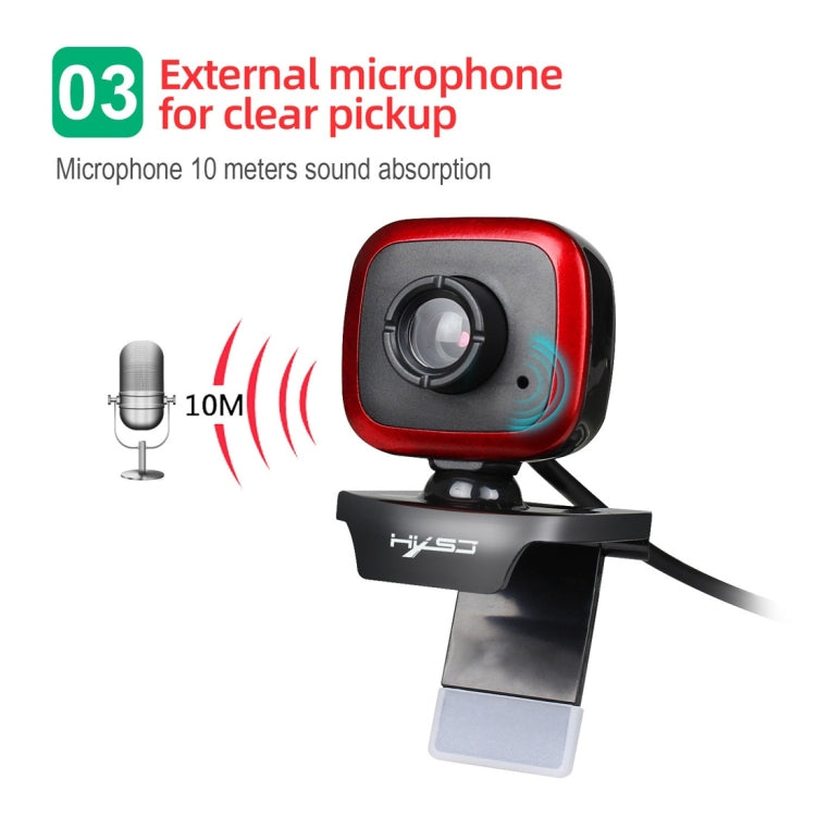 Caméra HD 480P HXSJ A849 pour PC - Accessoire Gaming 360°