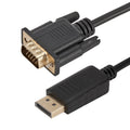 1.8m HD DisplayPort to VGA Cable - Essential Gaming Accessory