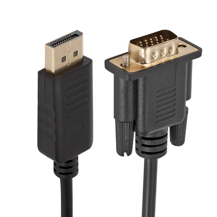 1.8m HD DisplayPort to VGA Cable - Essential Gaming Accessory