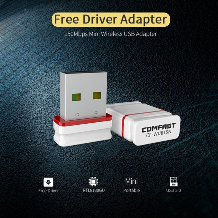 Adaptateur WiFi USB 150 Mbps pour PC - COMFAST CF-WU815N