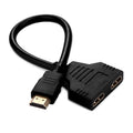 Adaptateur HDMI mâle vers double HDMI femelle pour gaming