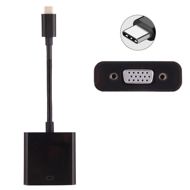 10 cm USB-C to VGA Cable for MacBook and Chromebook