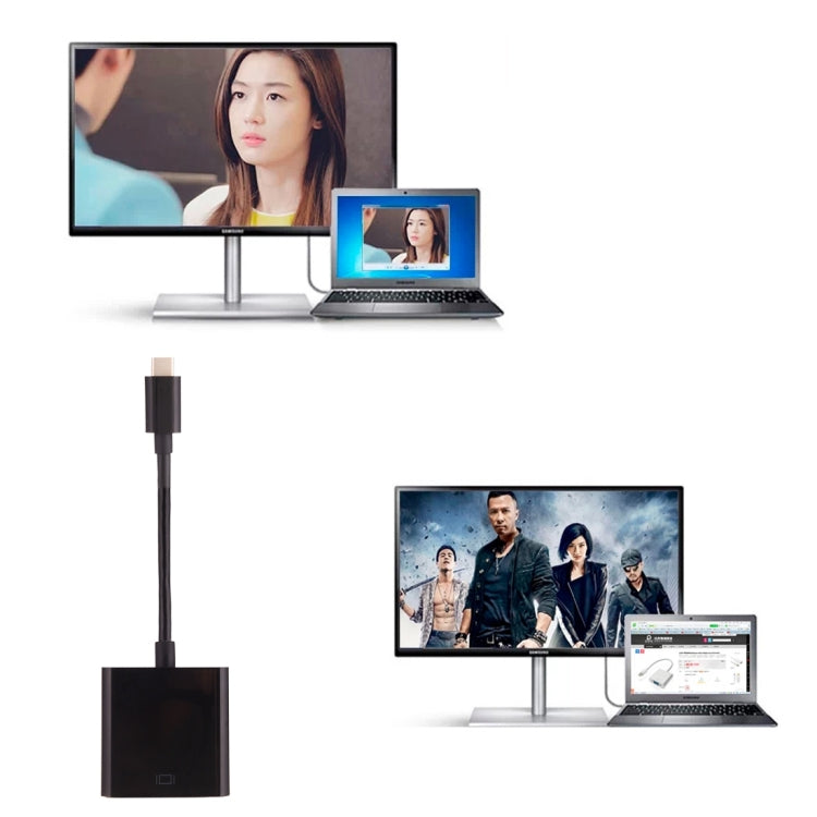 10 cm USB-C to VGA Cable for MacBook and Chromebook