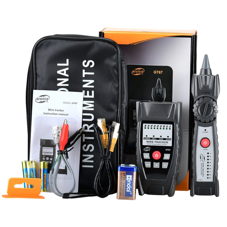 GT67 Multifunctional Gaming Cable Tester RJ11/RJ45