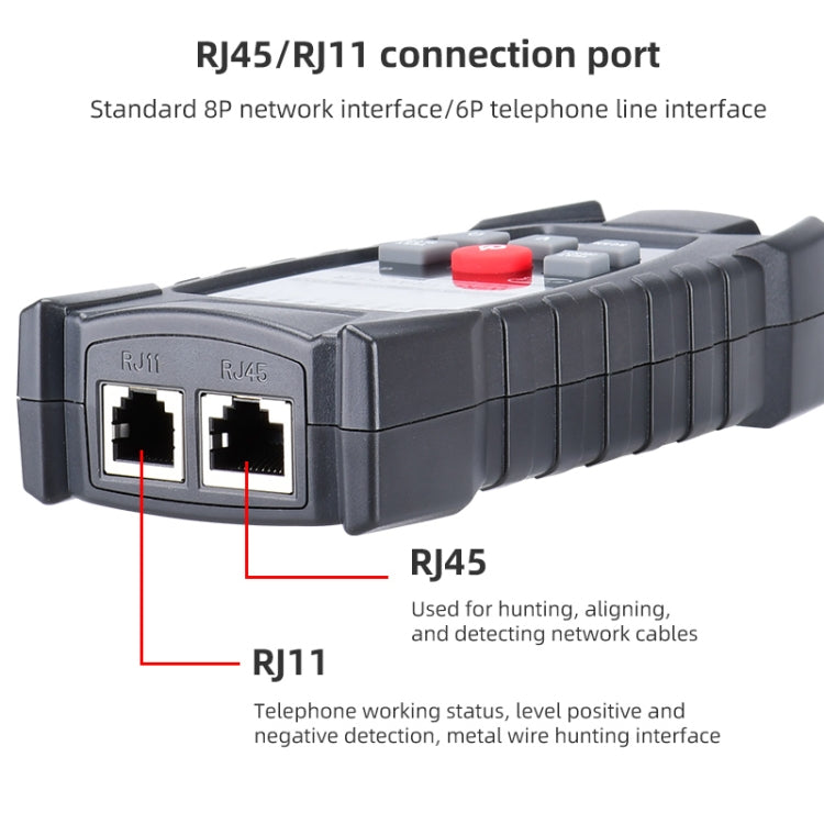 GT67 Multifunctional Gaming Cable Tester RJ11/RJ45