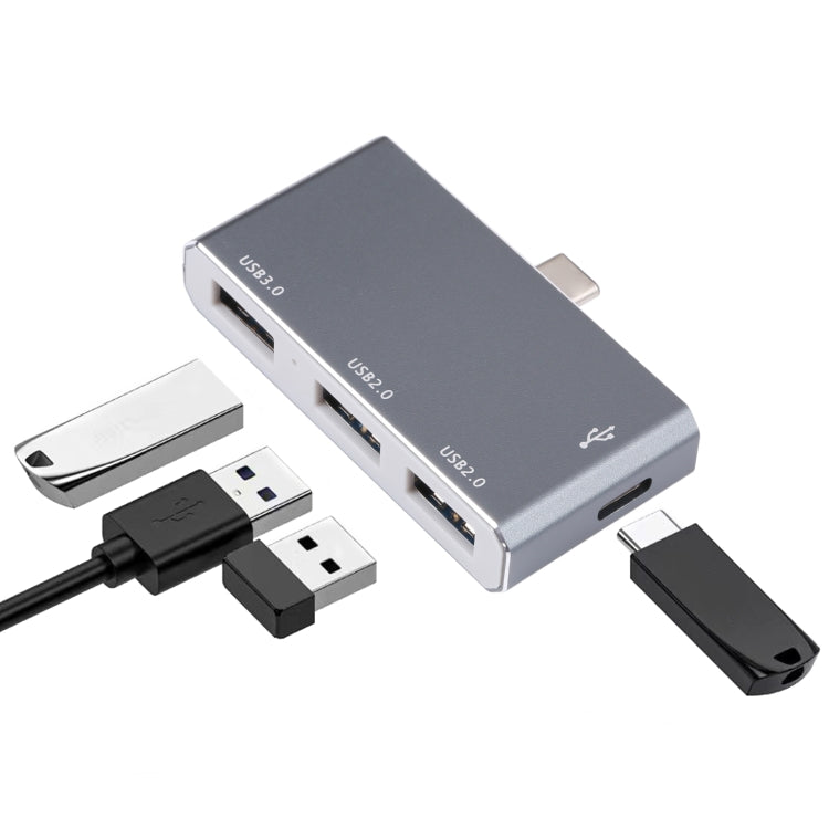 Adaptateur HUB USB-C 4 ports pour gaming et PC