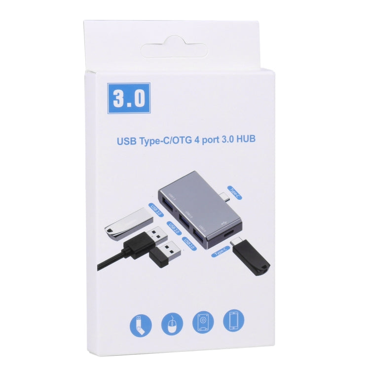 Adaptateur HUB USB-C 4 ports pour gaming et PC