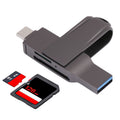2-in-1 USB-C/Type-C to USB 3.0 Multifunction Card Reader, Type-C to USB 3.0