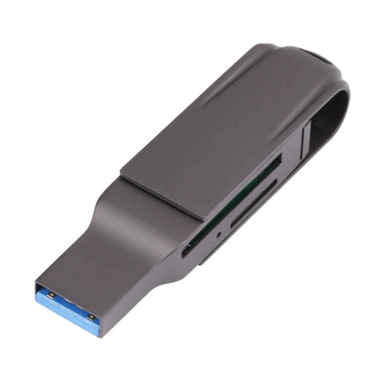 2-in-1 USB-C/Type-C to USB 3.0 Multifunction Card Reader, Type-C to USB 3.0