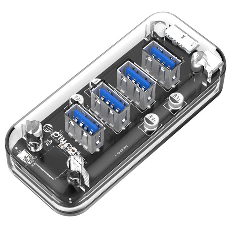 HUB USB 3.0 ORICO F4U - 4 Ports Rapides pour Gaming PC