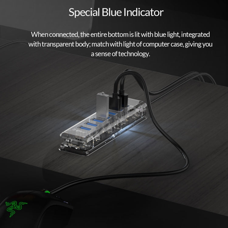 HUB USB 3.0 ORICO F7U : 7 Ports pour Gaming et Bureautique
