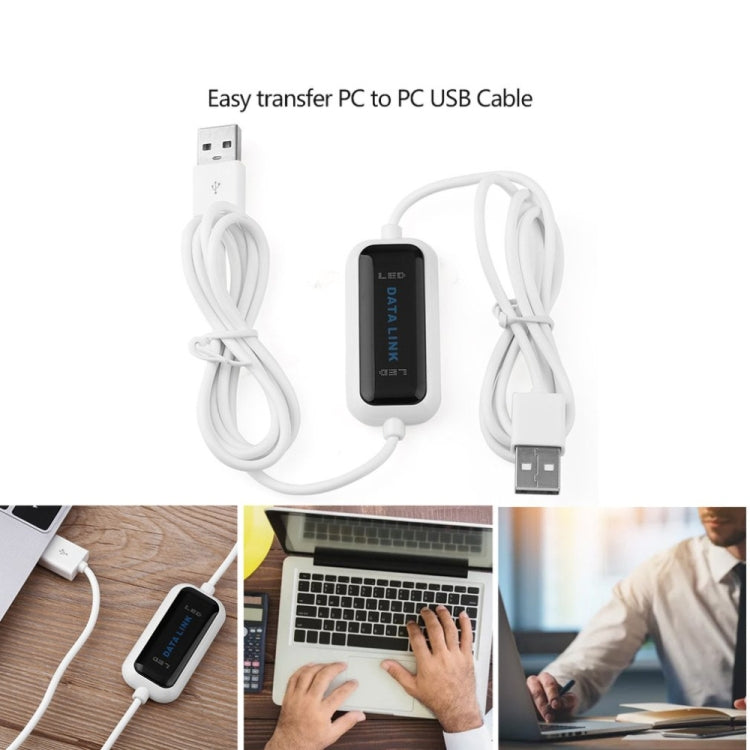 Câble USB PC à PC pour transfert de fichiers rapide 1,75 m