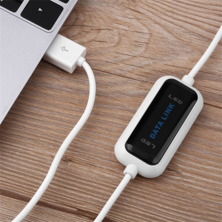 Câble USB PC à PC pour transfert de fichiers rapide 1,75 m