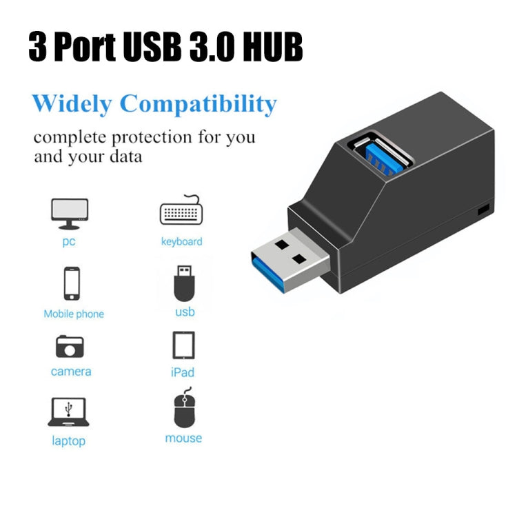 Hub USB 3.0 Compact avec 2 Ports USB 2.0 pour PC Gaming