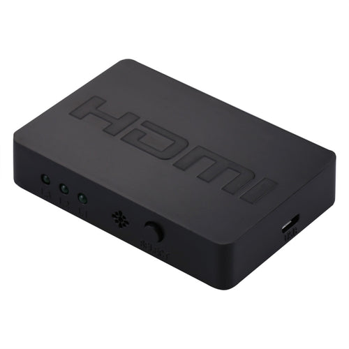 1080P 3 x 1 Ports (3 Input Ports x 1 Output Port) HDMI Switch with Remote Control, 3 Inputs to 1 Output