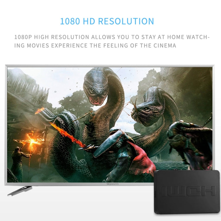 1080P 3 x 1 ports (3 ports d'entrée x 1 port de sortie) commutateur HDMI avec télécommande, 3 Inputs to 1 output
