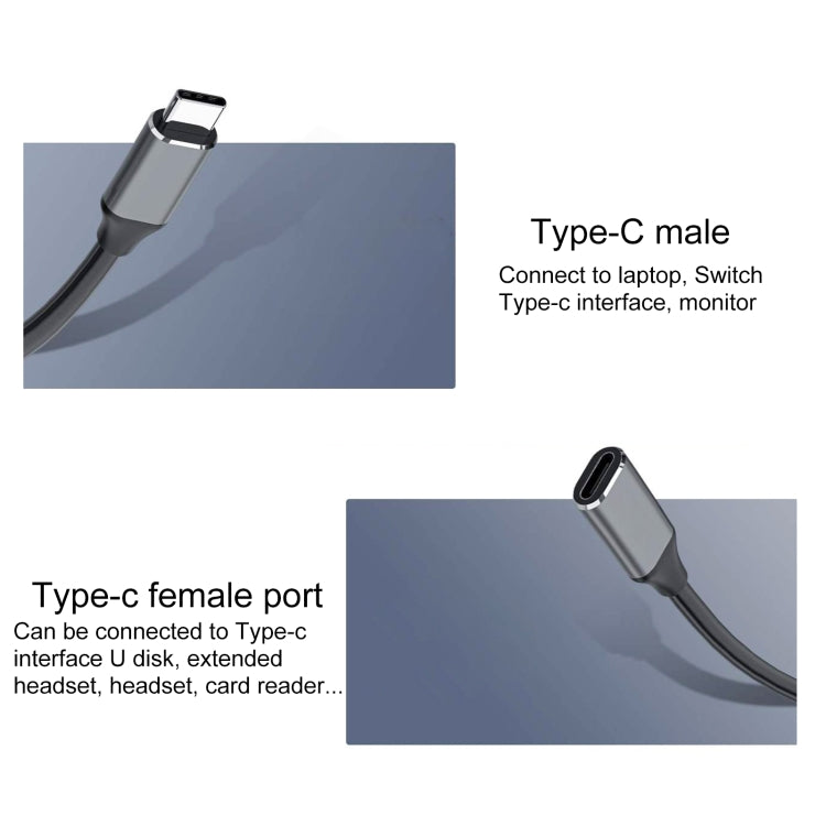 USB-C Male to Female 50 cm Adapter for Gaming PC