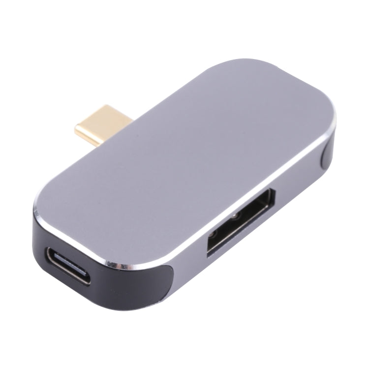 3-in-1 USB-C / Type-C Male to USB-C / Type-C + USB + DP Female Adapter, USB-C / Type-C + USB + DP Charging