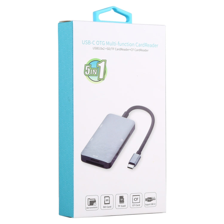 5-in-1 USB-C Card Reader for PC and Gaming