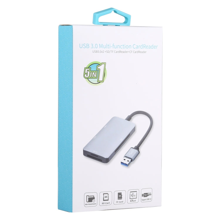 Lecteur de carte USB 3.0 5 en 1 pour PC et gaming