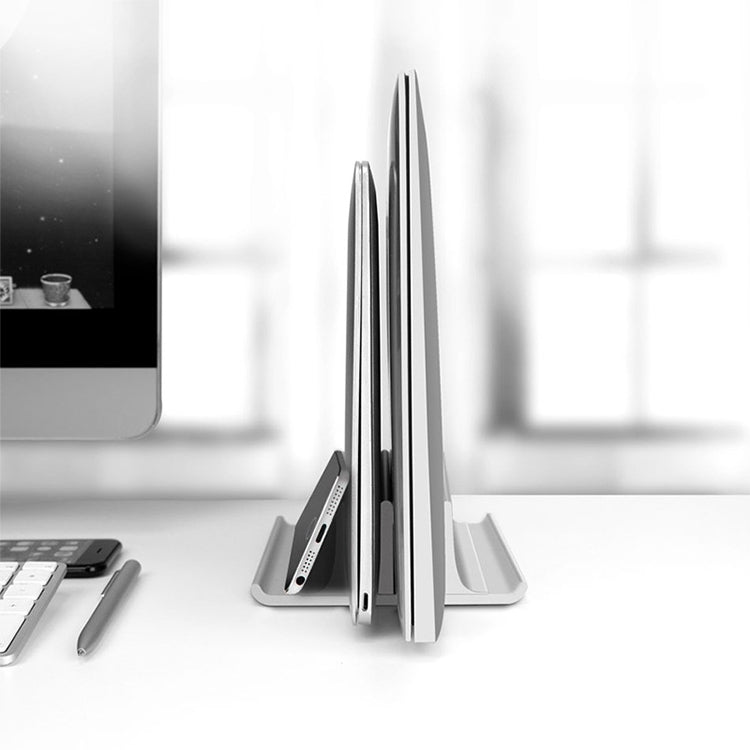 Support de rangement vertical pour PC portable en aluminium