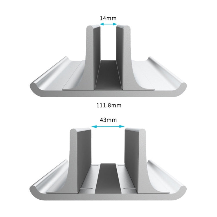 Vertical Aluminum Laptop Stand