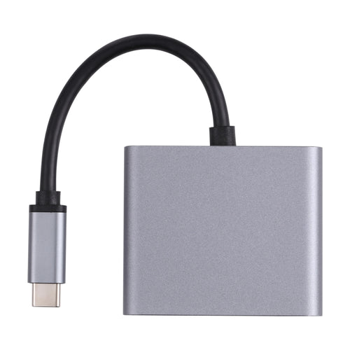 Adaptateur HUB USB-C 2 en 1 pour PC et HDTV - Gaming Optimal