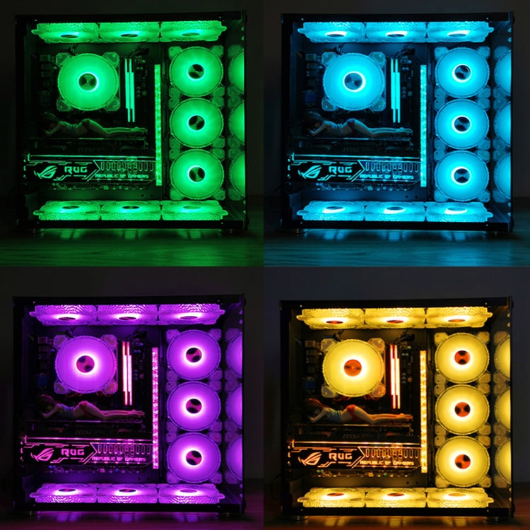 Ventilateur PC COOLMOON RGB 120mm PWM pour un