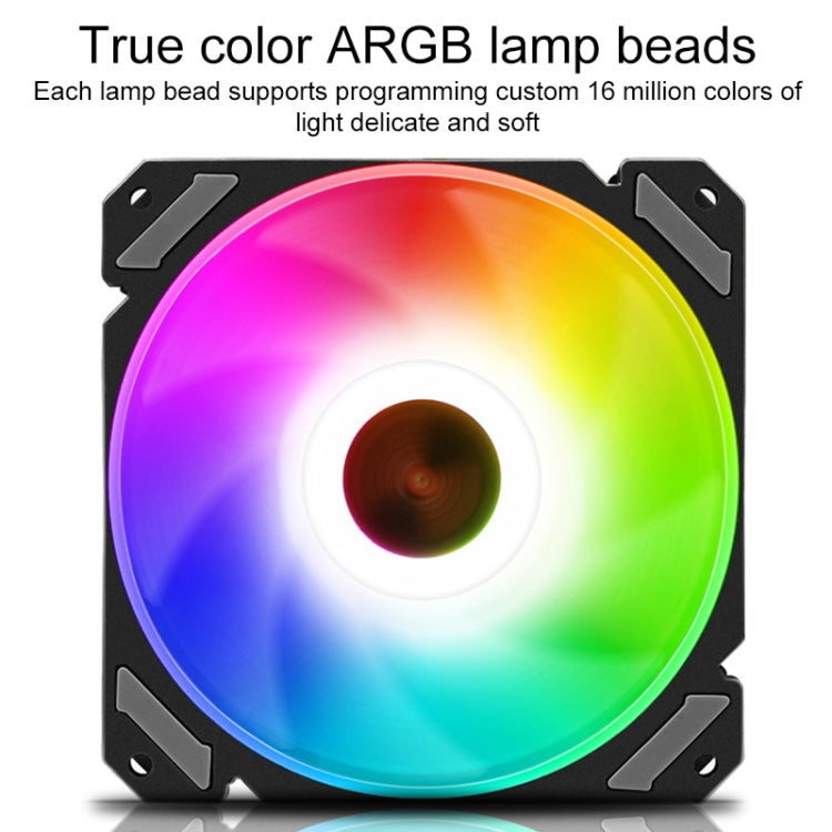 COOLMOON 12-Color RGB PC Cooler with Remote Control