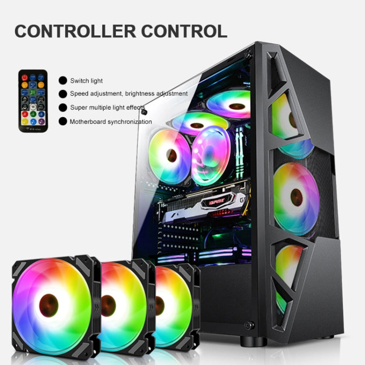 COOLMOON 12-Color RGB PC Cooler with Remote Control