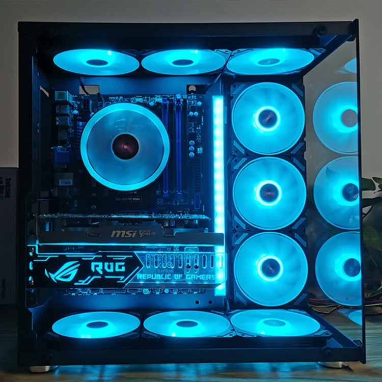 COOLMOON 12-Color RGB PC Cooler with Remote Control