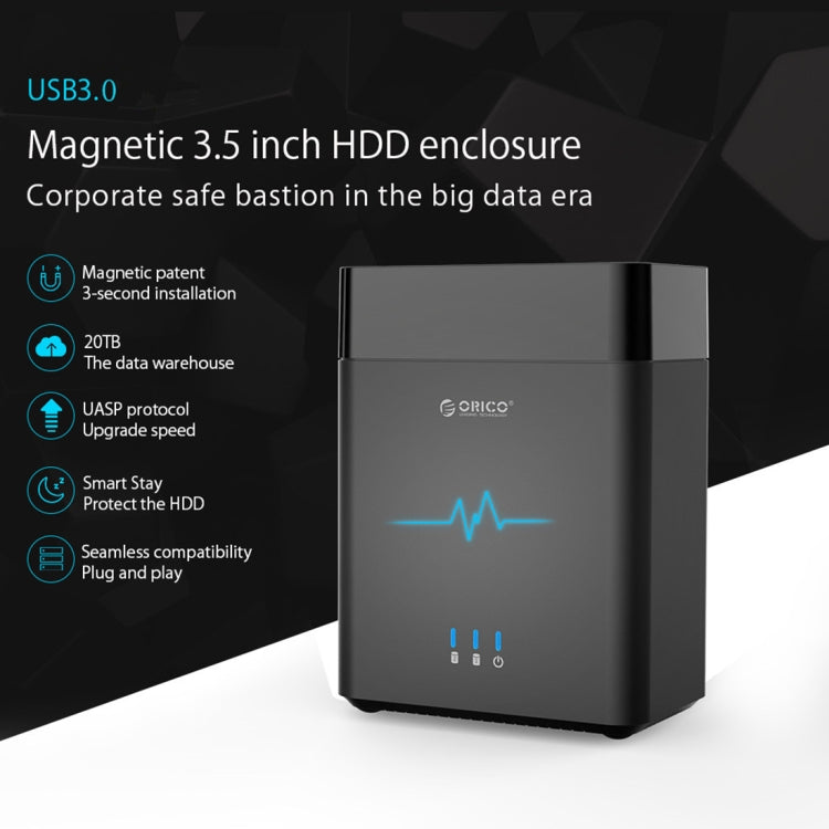 ORICO 3.5-inch USB 3.0 Gaming PC Hard Drive Enclosure